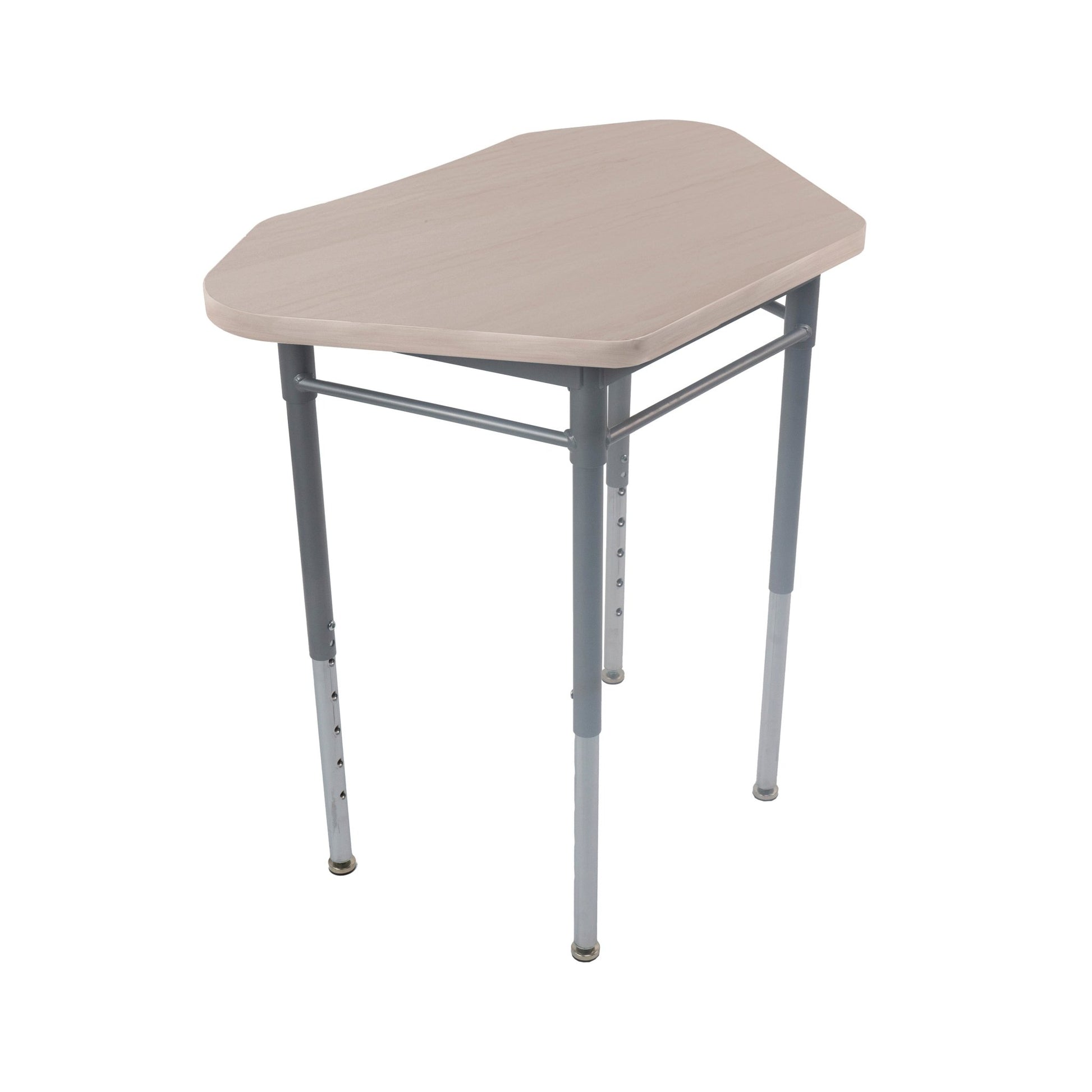 FDP 30" x 18" Collaborative Hex Desk with Laminate Top and Adjustable Height (FDP - 15371) - SchoolOutlet