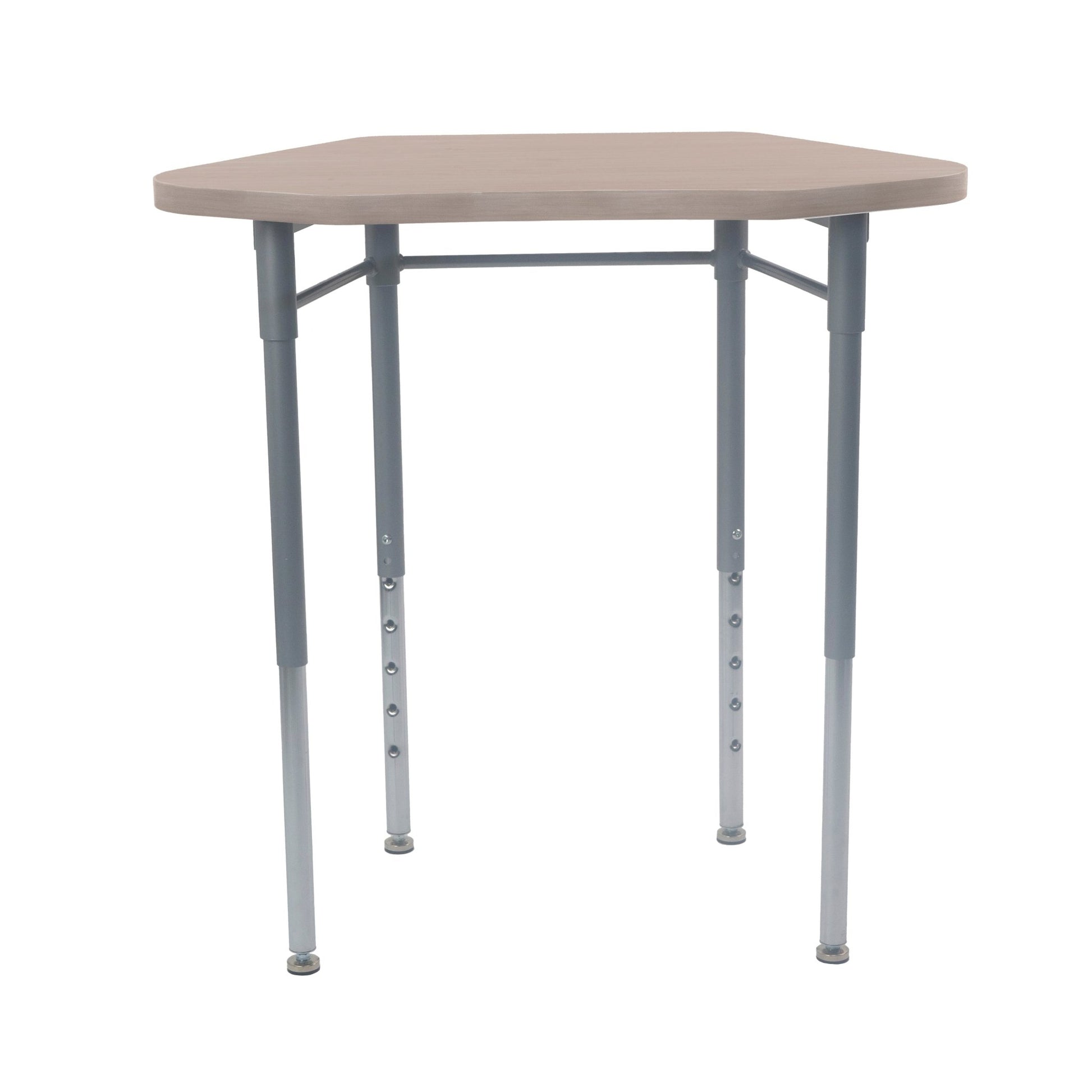 FDP 30" x 18" Collaborative Hex Desk with Laminate Top and Adjustable Height (FDP - 15371) - SchoolOutlet