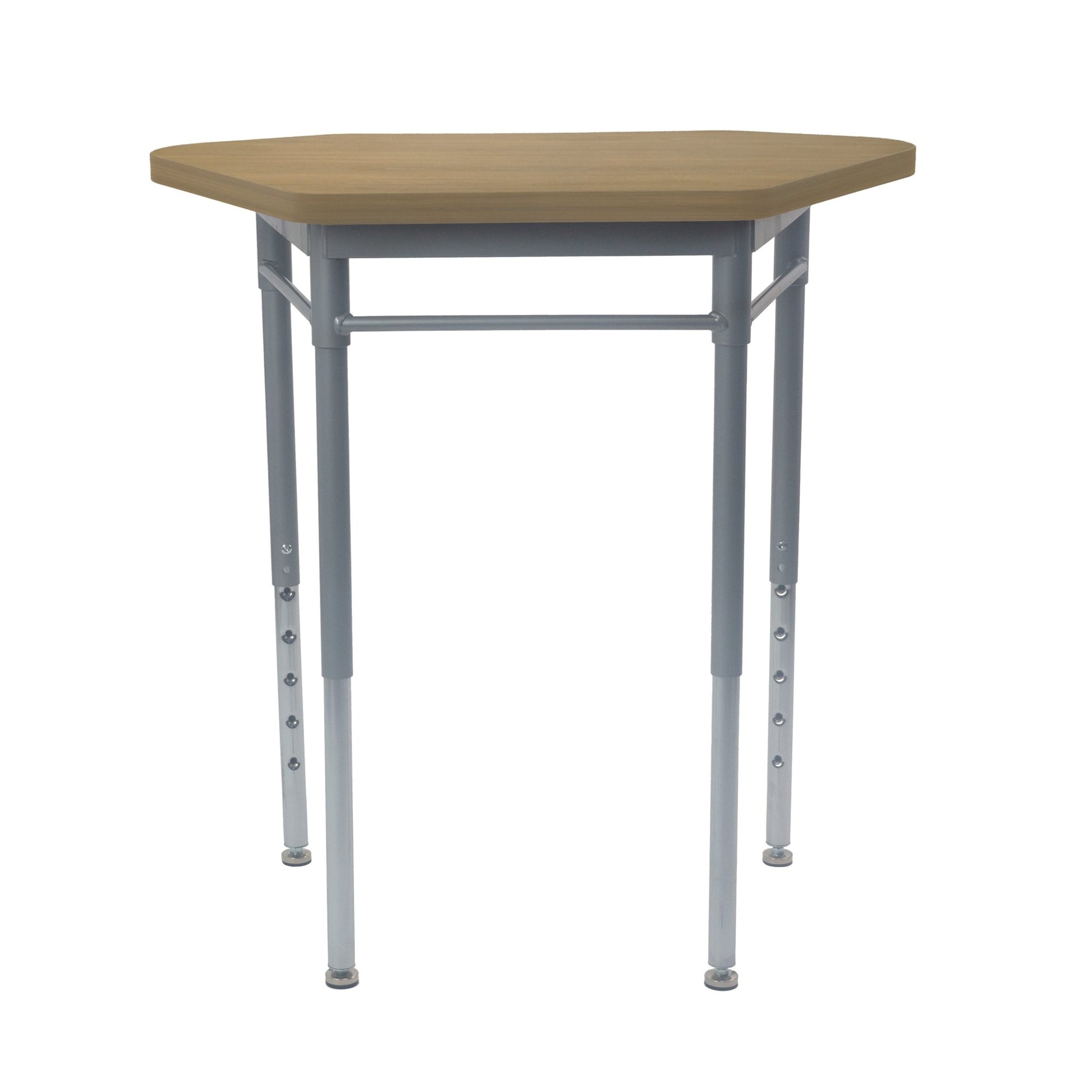 FDP 30" x 18" Collaborative Hex Desk with Laminate Top and Adjustable Height (FDP - 15371) - SchoolOutlet