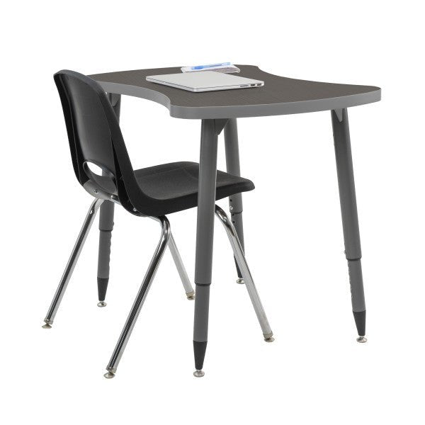 FDP Adapte 25" x 37" Bowtie Thermofused Activity Table with Adjustable Tapered Legs 22" - 34" (FDP - 15622 - XXXX) - SchoolOutlet