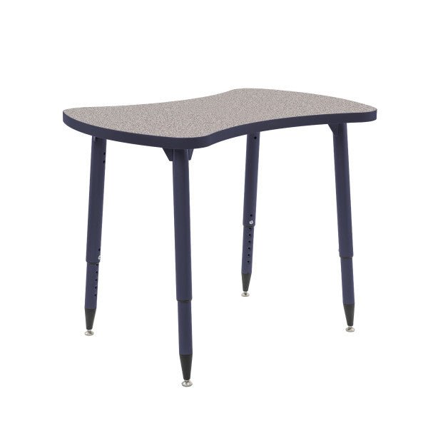 FDP Adapte 25" x 37" Bowtie Thermofused Activity Table with Adjustable Tapered Legs 22" - 34" (FDP - 15622 - XXXX) - SchoolOutlet