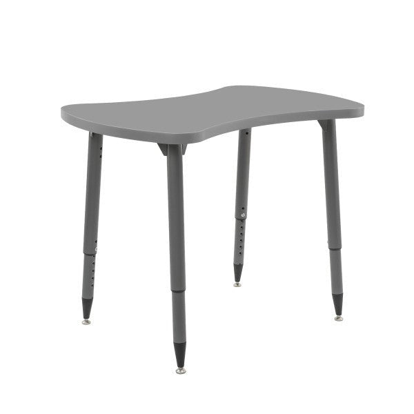 FDP Adapte 25" x 37" Bowtie Thermofused Activity Table with Adjustable Tapered Legs 22" - 34" (FDP - 15622 - XXXX) - SchoolOutlet