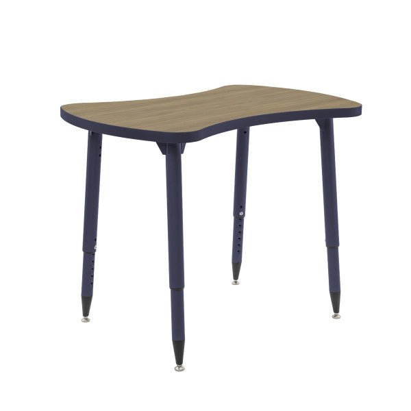 FDP Adapte 25" x 37" Bowtie Thermofused Activity Table with Adjustable Tapered Legs 22" - 34" (FDP - 15622 - XXXX) - SchoolOutlet