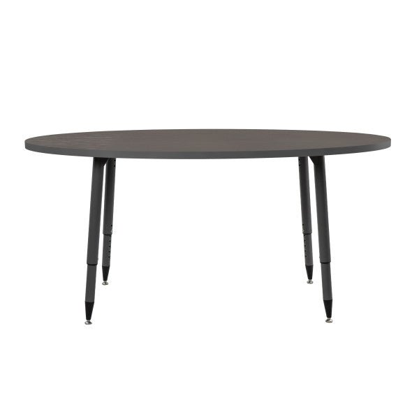 FDP Adapte 30" x 60" Oval Thermofused Activity Table with Adjustable Tapered Legs 22" - 34" (FDP - 15626 - XXXX) - SchoolOutlet
