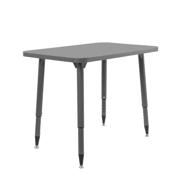 FDP Adapte 24" x 36" Rectangle Thermofused Activity Table with Adjustable Tapered Legs 22" - 34" (FDP - 15628 - XXXX) - SchoolOutlet