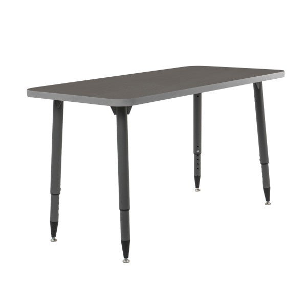 FDP Adapte 24" x 48" Rectangle Thermofused Activity Table with Adjustable Tapered Legs 22" - 34" (FDP - 15629 - XXXX) - SchoolOutlet