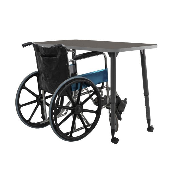 FDP Adapte 24" x 48" Rectangle Thermofused Activity Table with Adjustable Tapered Legs 22" - 34" (FDP - 15629 - XXXX) - SchoolOutlet