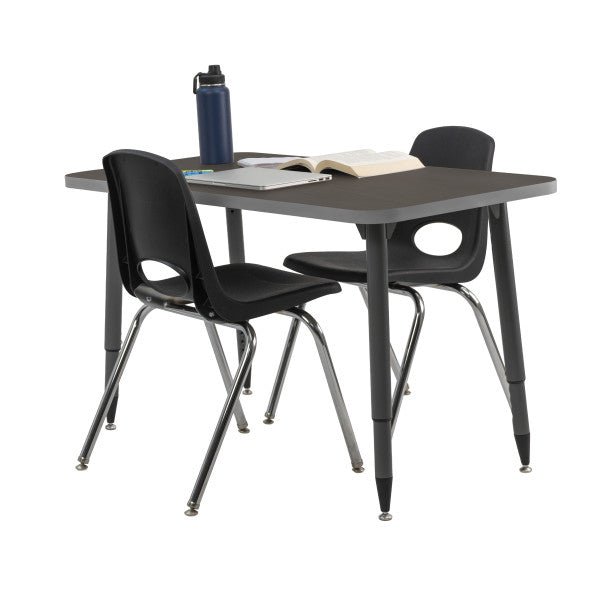 FDP Adapte 24" x 48" Rectangle Thermofused Activity Table with Adjustable Tapered Legs 22" - 34" (FDP - 15629 - XXXX) - SchoolOutlet