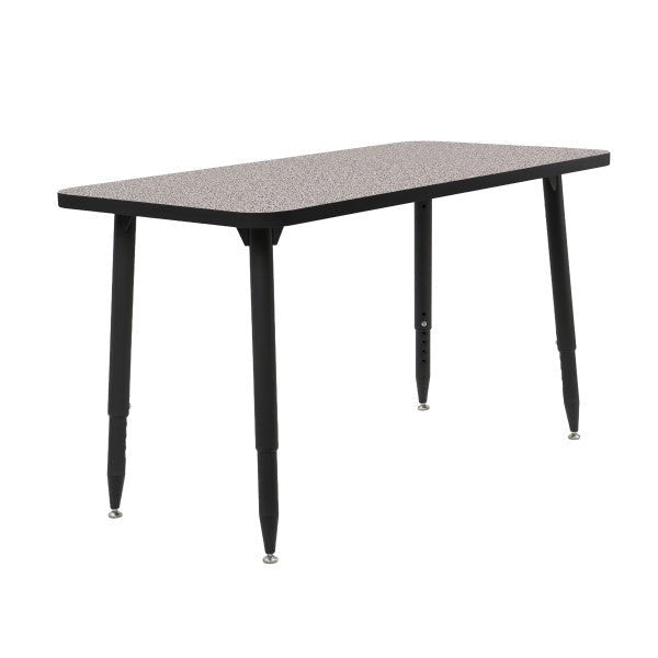 FDP Adapte 24" x 48" Rectangle Thermofused Activity Table with Adjustable Tapered Legs 22" - 34" (FDP - 15629 - XXXX) - SchoolOutlet