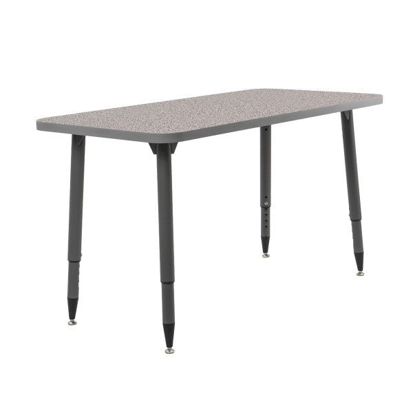 FDP Adapte 24" x 48" Rectangle Thermofused Activity Table with Adjustable Tapered Legs 22" - 34" (FDP - 15629 - XXXX) - SchoolOutlet