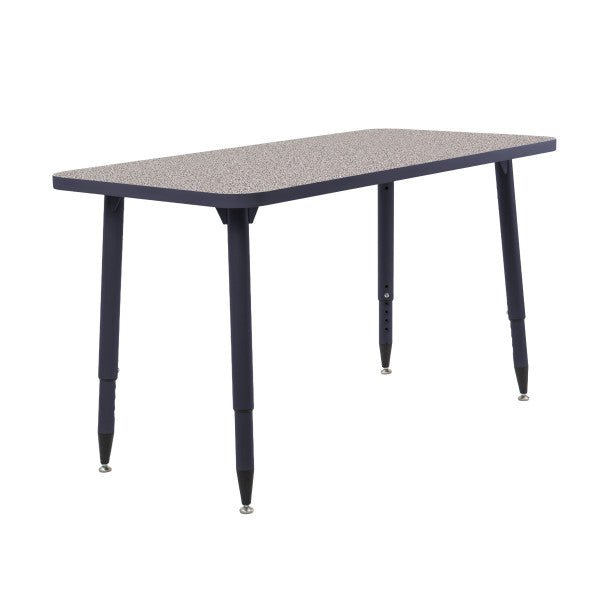 FDP Adapte 24" x 48" Rectangle Thermofused Activity Table with Adjustable Tapered Legs 22" - 34" (FDP - 15629 - XXXX) - SchoolOutlet