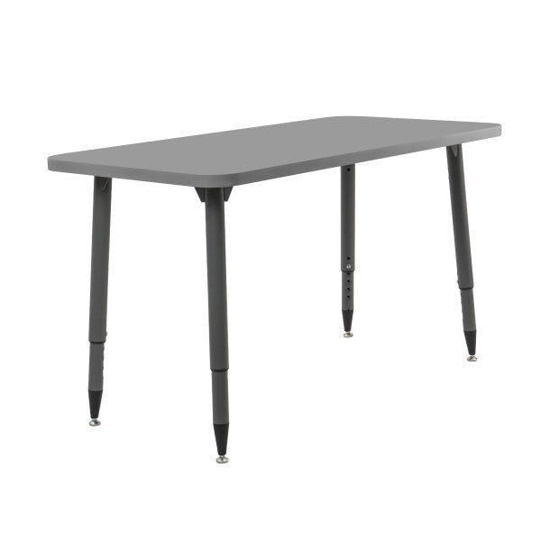 FDP Adapte 24" x 48" Rectangle Thermofused Activity Table with Adjustable Tapered Legs 22" - 34" (FDP - 15629 - XXXX) - SchoolOutlet