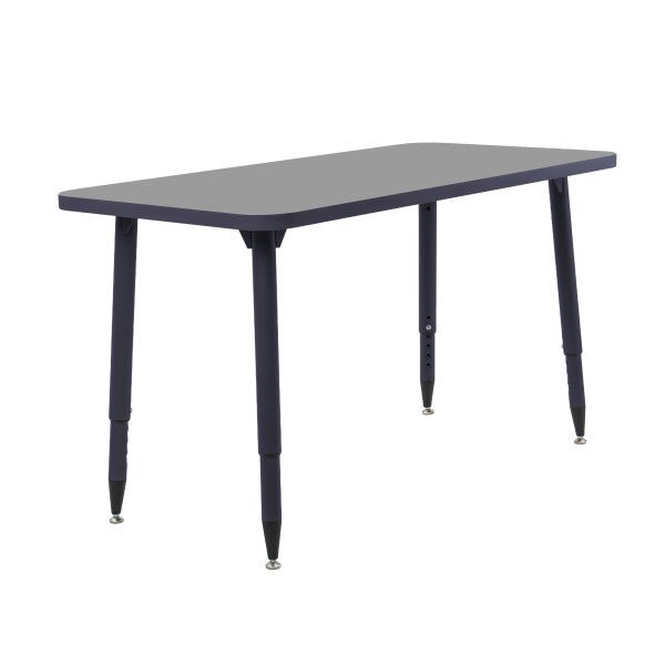 FDP Adapte 24" x 48" Rectangle Thermofused Activity Table with Adjustable Tapered Legs 22" - 34" (FDP - 15629 - XXXX) - SchoolOutlet