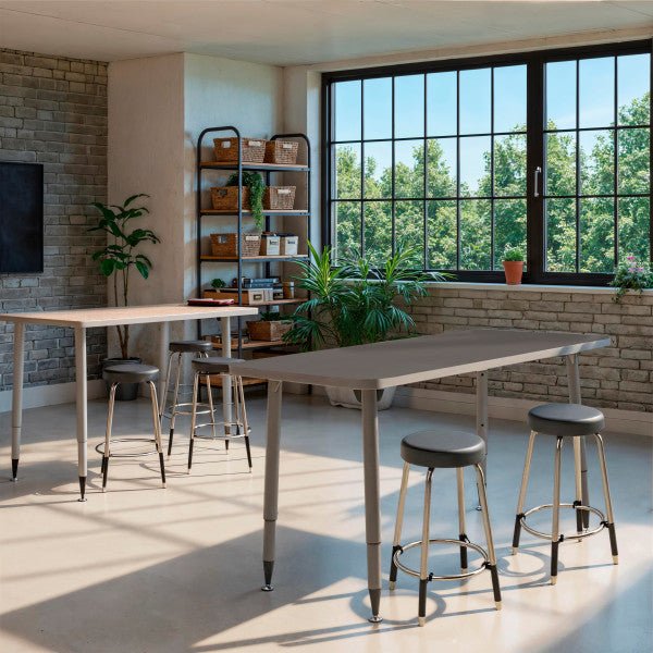 FDP Adapte 30" x 48" Rectangle Thermofused Activity Table with Adjustable Tapered Legs 22" - 34" (FDP - 15630 - XXXX) - SchoolOutlet