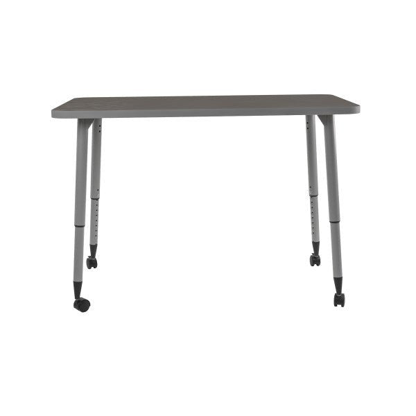 FDP Adapte 30" x 48" Rectangle Thermofused Activity Table with Adjustable Tapered Legs 22" - 34" (FDP - 15630 - XXXX) - SchoolOutlet