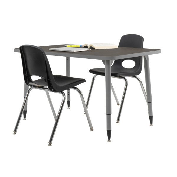 FDP Adapte 30" x 48" Rectangle Thermofused Activity Table with Adjustable Tapered Legs 22" - 34" (FDP - 15630 - XXXX) - SchoolOutlet