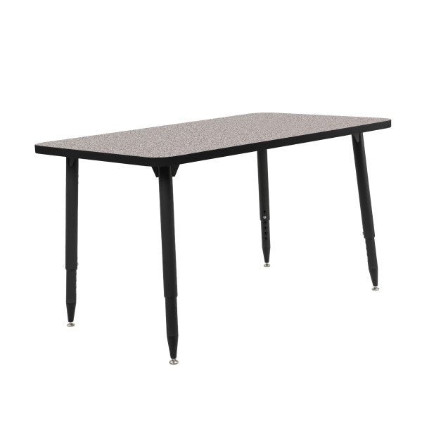 FDP Adapte 30" x 48" Rectangle Thermofused Activity Table with Adjustable Tapered Legs 22" - 34" (FDP - 15630 - XXXX) - SchoolOutlet