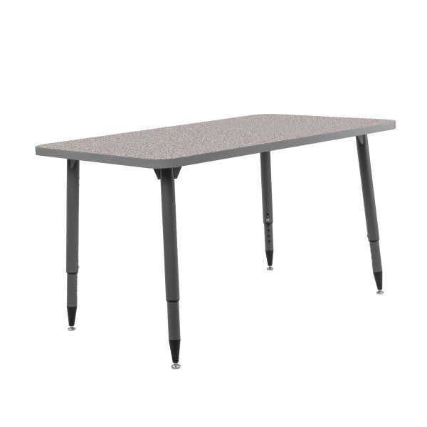 FDP Adapte 30" x 48" Rectangle Thermofused Activity Table with Adjustable Tapered Legs 22" - 34" (FDP - 15630 - XXXX) - SchoolOutlet