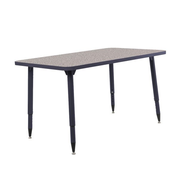 FDP Adapte 30" x 48" Rectangle Thermofused Activity Table with Adjustable Tapered Legs 22" - 34" (FDP - 15630 - XXXX) - SchoolOutlet
