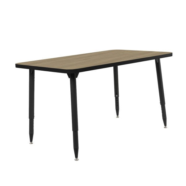 FDP Adapte 30" x 48" Rectangle Thermofused Activity Table with Adjustable Tapered Legs 22" - 34" (FDP - 15630 - XXXX) - SchoolOutlet