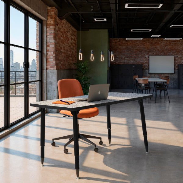 FDP Adapte 30" x 60" Rectangle Thermofused Activity Table with Adjustable Tapered Legs 22" - 34" (FDP - 15631 - XXXX) - SchoolOutlet