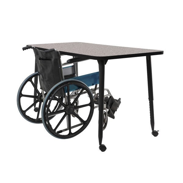 FDP Adapte 30" x 60" Rectangle Thermofused Activity Table with Adjustable Tapered Legs 22" - 34" (FDP - 15631 - XXXX) - SchoolOutlet