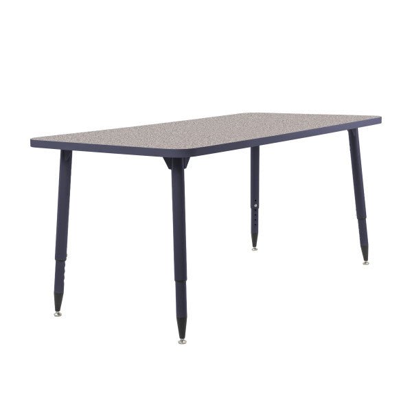 FDP Adapte 30" x 60" Rectangle Thermofused Activity Table with Adjustable Tapered Legs 22" - 34" (FDP - 15631 - XXXX) - SchoolOutlet