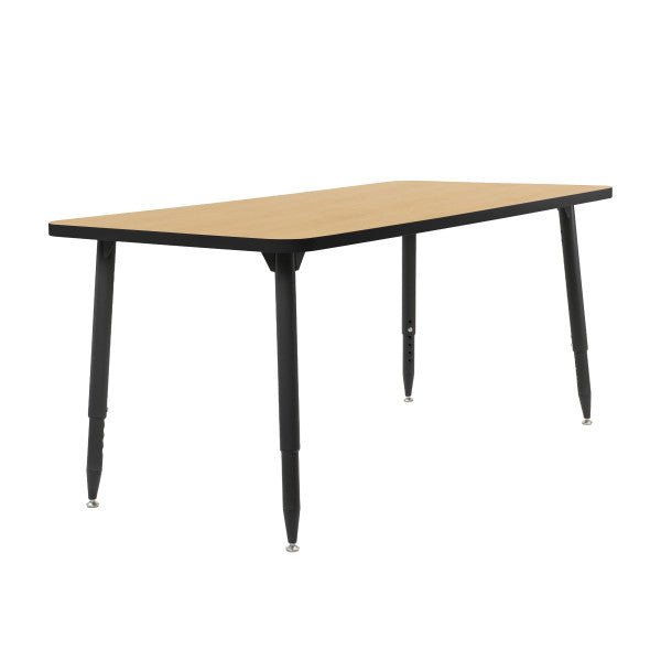 FDP Adapte 30" x 60" Rectangle Thermofused Activity Table with Adjustable Tapered Legs 22" - 34" (FDP - 15631 - XXXX) - SchoolOutlet