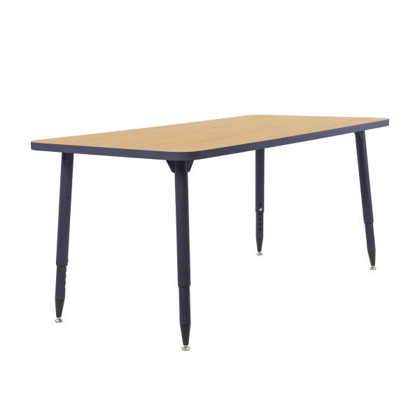 FDP Adapte 30" x 60" Rectangle Thermofused Activity Table with Adjustable Tapered Legs 22" - 34" (FDP - 15631 - XXXX) - SchoolOutlet