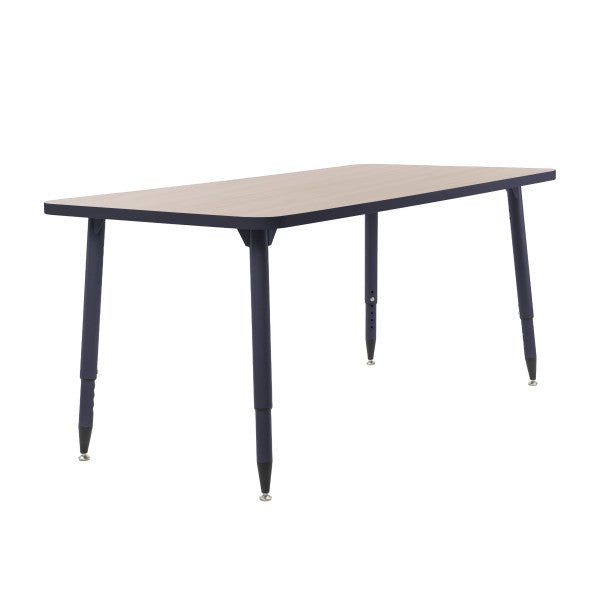 FDP Adapte 30" x 60" Rectangle Thermofused Activity Table with Adjustable Tapered Legs 22" - 34" (FDP - 15631 - XXXX) - SchoolOutlet