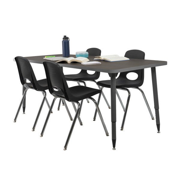 FDP Adapte 30" x 72" Rectangle Activity Table with Adjustable Tapered Legs 22" - 34" (FDP - 15632 - XXXX) - SchoolOutlet