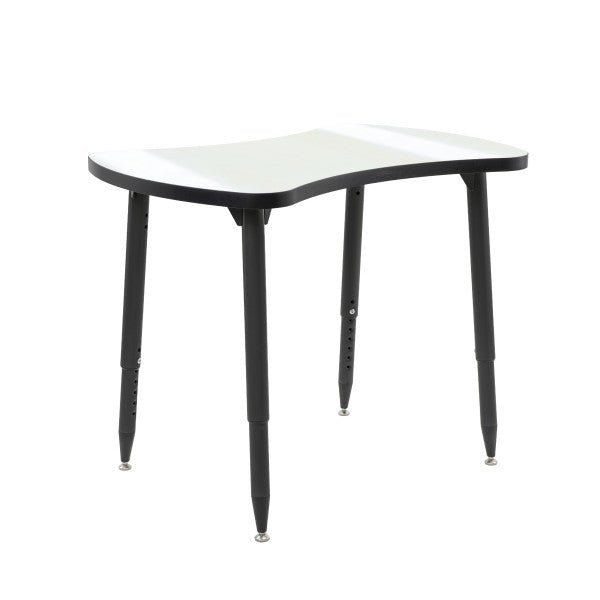 FDP Adapte 25" x 37" Bowtie Dry - Erase Activity Table with Adjustable Tapered Legs (15640 - XXXX) - SchoolOutlet