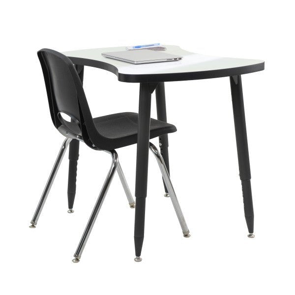 FDP Adapte 25" x 37" Bowtie Dry - Erase Activity Table with Adjustable Tapered Legs (15640 - XXXX) - SchoolOutlet