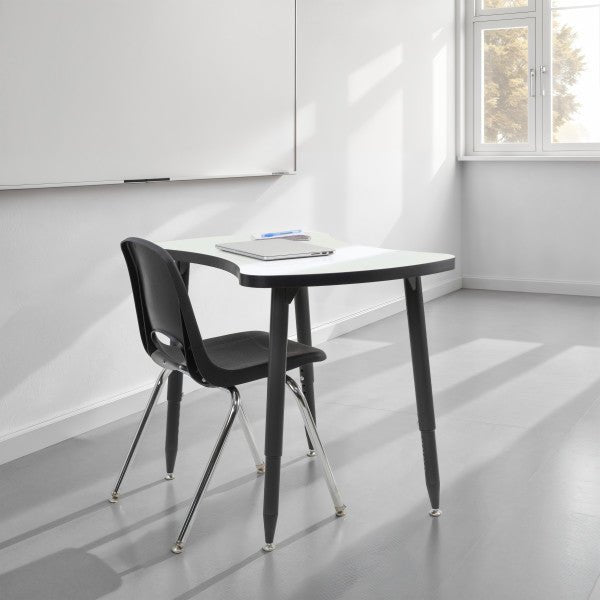 FDP Adapte 25" x 37" Bowtie Dry - Erase Activity Table with Adjustable Tapered Legs (15640 - XXXX) - SchoolOutlet