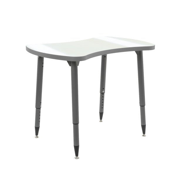 FDP Adapte 25" x 37" Bowtie Dry - Erase Activity Table with Adjustable Tapered Legs (15640 - XXXX) - SchoolOutlet