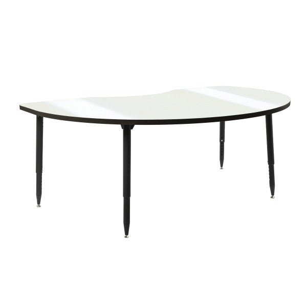FDP Adapte 48" x 72" Kidney Dry - Erase Activity Table with Adjustable Tapered Legs (15642 - XXXX) - SchoolOutlet