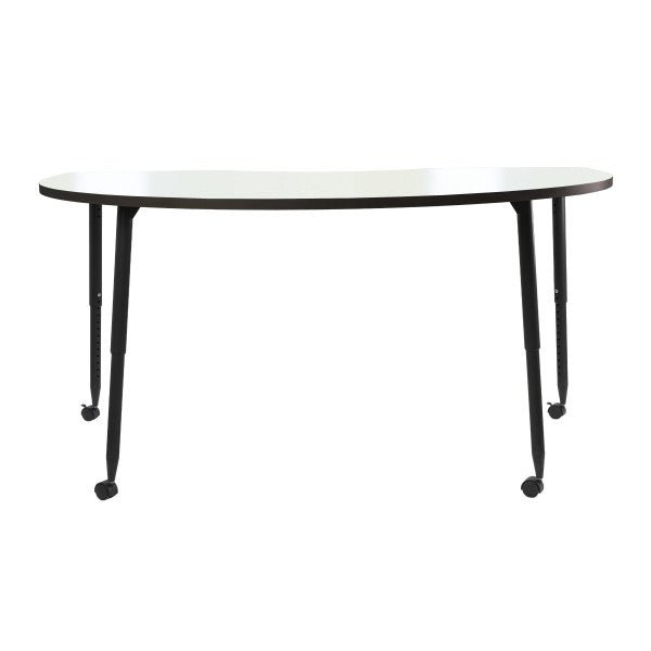 FDP Adapte 48" x 72" Kidney Dry - Erase Activity Table with Adjustable Tapered Legs (15642 - XXXX) - SchoolOutlet