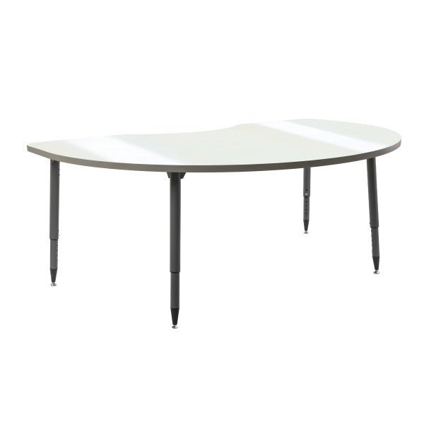 FDP Adapte 48" x 72" Kidney Dry - Erase Activity Table with Adjustable Tapered Legs (15642 - XXXX) - SchoolOutlet