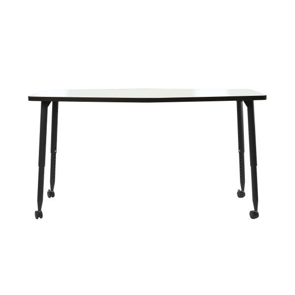 FDP Adapte 34" x 60" Long Hexagon Dry - Erase Activity Table with Adjustable Tapered Legs (15643 - XXXX) - SchoolOutlet