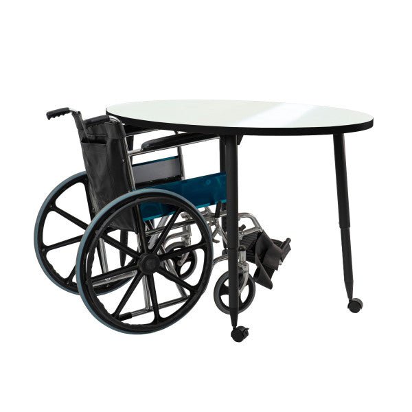 FDP Adapte 30" x 60" Oval Dry - Erase Activity Table with Adjustable Tapered Legs (15644 - XXXX) - SchoolOutlet
