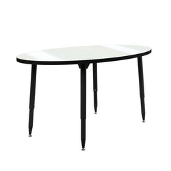 FDP Adapte 30" x 60" Oval Dry-Erase Activity Table with Adjustable Tapered Legs (15644-XXXX)