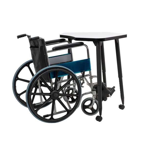 FDP Adapte 24" x 36" Petal Dry - Erase Activity Table with Adjustable Tapered Legs (15645 - XXXX) - SchoolOutlet