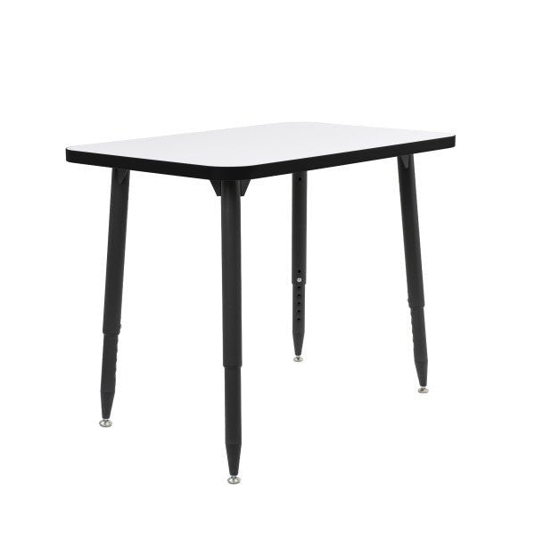 FDP Adapte 24" x 36" Rectangle Dry - Erase Activity Table with Adjustable Tapered Legs (15646 - XXXX) - SchoolOutlet