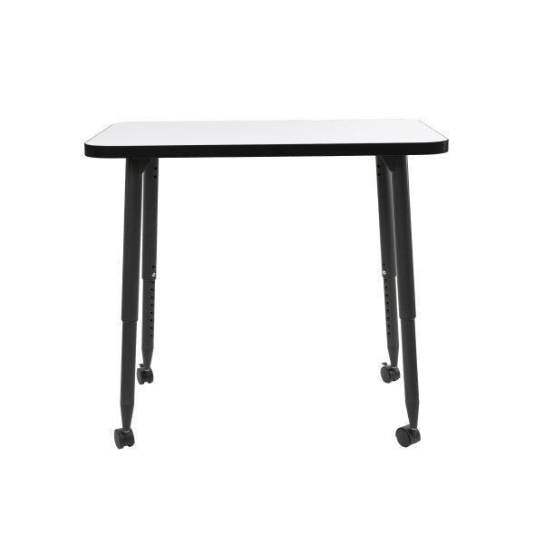FDP Adapte 24" x 36" Rectangle Dry - Erase Activity Table with Adjustable Tapered Legs (15646 - XXXX) - SchoolOutlet