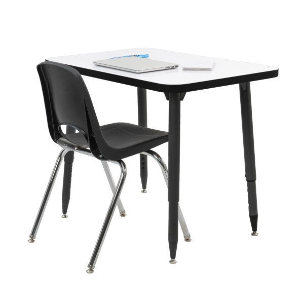 FDP Adapte 24" x 36" Rectangle Dry - Erase Activity Table with Adjustable Tapered Legs (15646 - XXXX) - SchoolOutlet