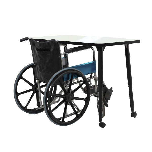 FDP Adapte 24" x 48" Rectangle Dry - Erase Activity Table with Adjustable Tapered Legs (15647 - XXXX) - SchoolOutlet