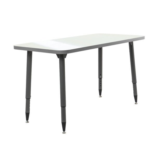 FDP Adapte 24" x 48" Rectangle Dry - Erase Activity Table with Adjustable Tapered Legs (15647 - XXXX) - SchoolOutlet