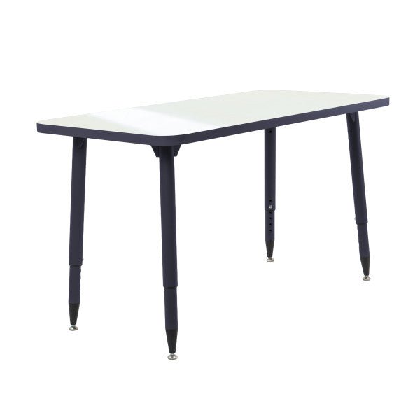 FDP Adapte 24" x 48" Rectangle Dry - Erase Activity Table with Adjustable Tapered Legs (15647 - XXXX) - SchoolOutlet