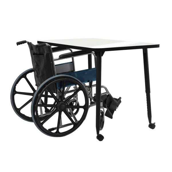 FDP Adapte 30" x 48" Rectangle Dry - Erase Activity Table with Adjustable Tapered Legs (15648 - XXXX) - SchoolOutlet