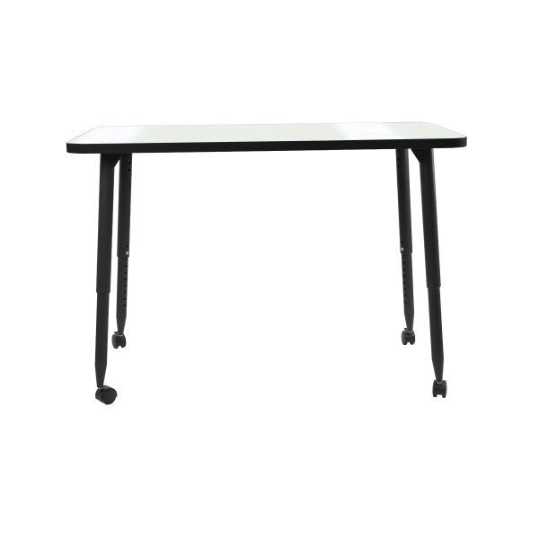 FDP Adapte 30" x 48" Rectangle Dry - Erase Activity Table with Adjustable Tapered Legs (15648 - XXXX) - SchoolOutlet